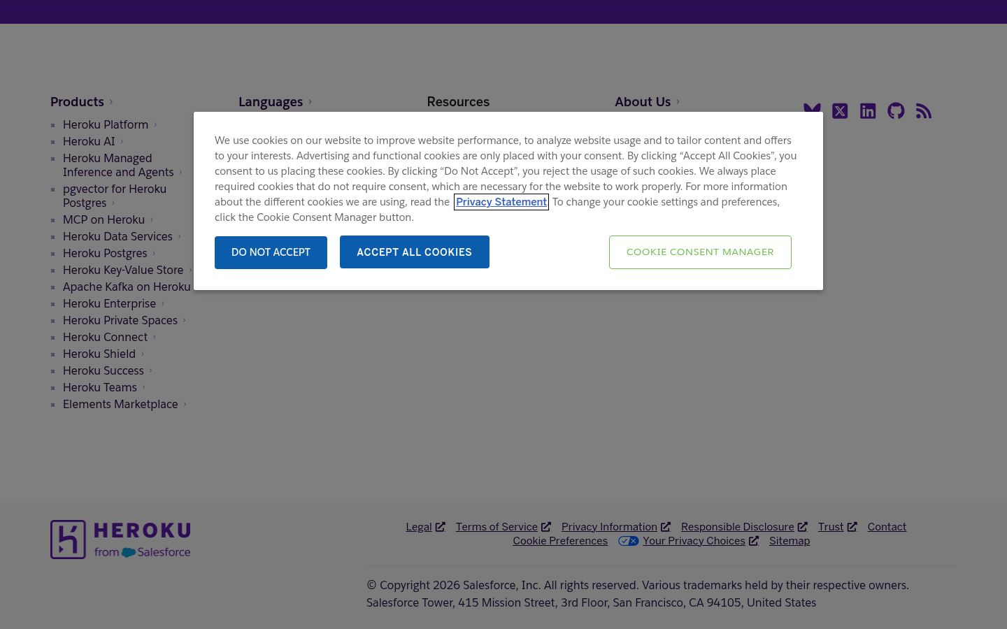 Screenshot of Heroku - https://www.heroku.com