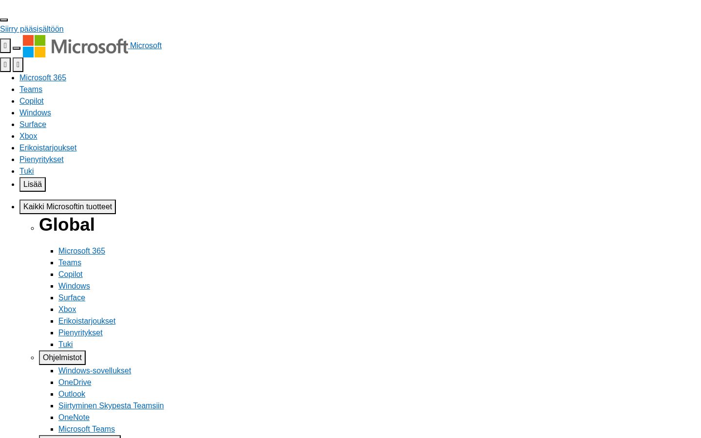 Screenshot of Microsoft - https://www.microsoft.com