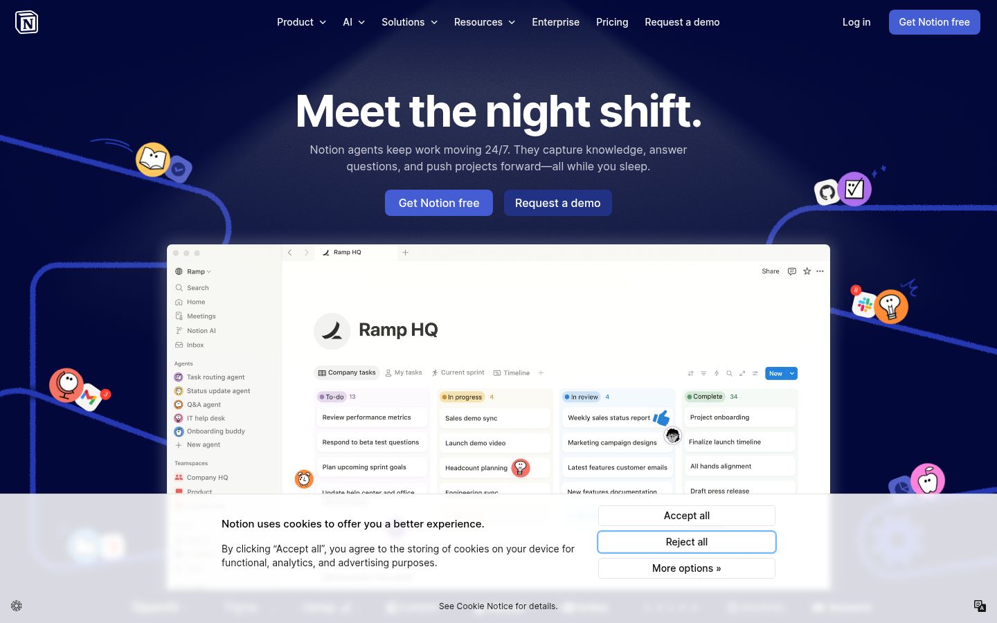 Screenshot of Notion - https://www.notion.so
